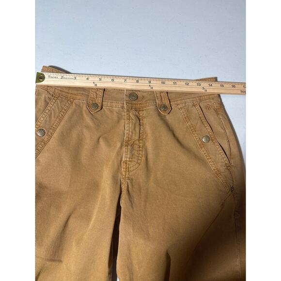 Summum Womens Size 36 Brown Twill Stretch Worker Pockets Tapered Pants Trousers - Picture 6 of 12